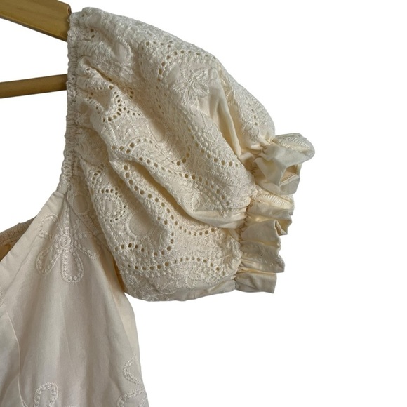 ADEIRLINA Vendela Cottagecore Puff Sleeve Praire Midi Dress - Picture 6 of 12